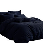 Pościel frotte ciemny granat 9/200x220 - 3
