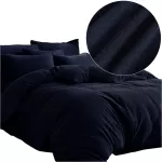 Pościel frotte ciemny granat 9/200x220 - 2