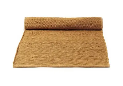 Chodnik bursztynowy bawełniany 75x300 cm Rug Solid