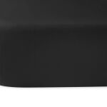 Prześcieradło satyna bawełniana czarny 04000966/160x220 - 2