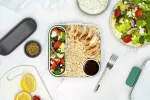 BB-Lunch box kwadratowy, oliwkowy - 3