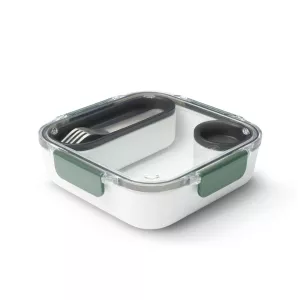 BB-Lunch box kwadratowy, oliwkowy