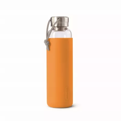BB-Butelka szklana na wodę 600ml, pomarańczowa