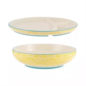 TYP-Zestaw miska + talerz Yellow World Foods