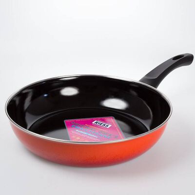 Patelnia emaliowana RIESS o średnicy: 28 cm, głębokość/wysokość: 6,3 cm
SKU 0057-034 z pokrywką tylko w Kapps Store, zapraszamy.