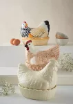 MC-Pojemnik Kura ceramiczna do przechowywania jaj - 6