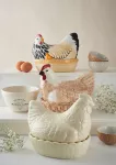 MC-Pojemnik Kura ceramiczna do przechowywania jaj - 7