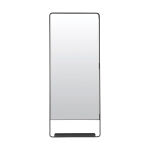 Lustro metalowe z półką czarne House Doctor - 2