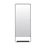 Lustro metalowe z półką czarne House Doctor - 2