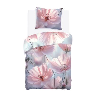 Pościel satyna bawełniana 12417/140x200+1posz.70x80 SATYNLOVE PREMIUM