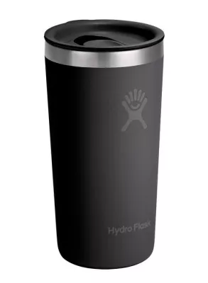 HF-Kubek 12 oz z pokrywą PRESS-IN, czarny
