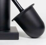 KELA-Stojak WC+szczotka toaletowa czarny Devin - 5