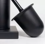 KELA-Stojak WC+szczotka toaletowa czarny Devin - 5