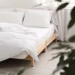 Prześcieradło satyna bawełniana z gumką biały 603/160x200 - 2