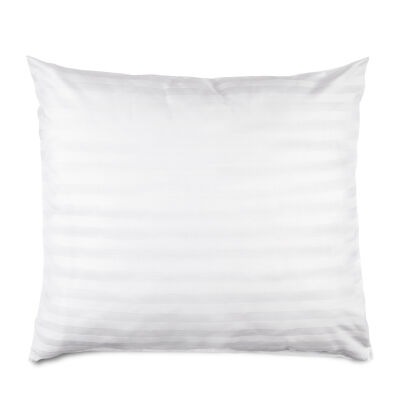 Poszewka satyna bambusowo-bawełniana STRIPE WHITE/50x60
