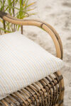 Fotel Jannie z rattanu, naturalny Ib Laursen - 4