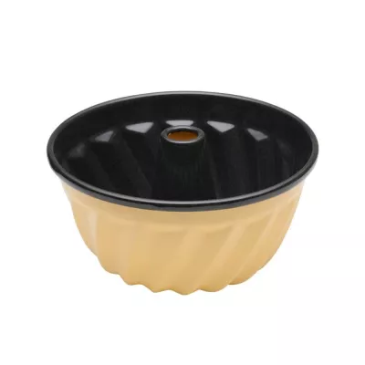 Forma do babki emaliowana 18 cm żółta Riess