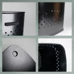 KELA-Kosz na pranie z siedziskiem 60l.czarnyMalaga - 2