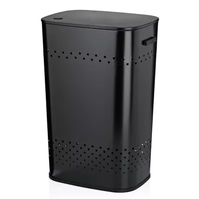 KELA-Kosz na pranie z siedziskiem 60l.czarnyMalaga