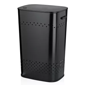 KELA-Kosz na pranie z siedziskiem 60l.czarnyMalaga