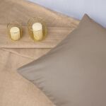 Poszewka satyna bawełna ciemny beż 041/70x80. - 5