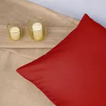Pościel satyna bawełniana CZERWIEŃ 029/140x200+1posz.70x80 - 4