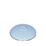 Garnek niebieski emaliowany 3 l Riess Pastell z pokrywką - 2