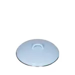 Garnek niebieski emaliowany 3 l Riess Pastell z pokrywką - 2