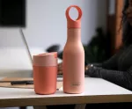 JJ-Butelka termiczna stalowa 500ml Loop koralowa - 15