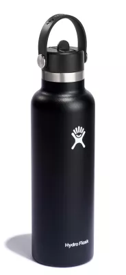 HF-Butelka 21oz Standard Mouth FlexStraw Cap Black