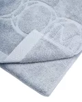 OM-Ręcznik kąpielowy Monogram Opus 70x140cm szary - 2