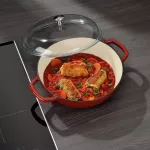 KELA-Naczynie 3,8l +wysoka pokrywka czerwoneCalido - 5