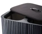 JJ-Kosz na pranie 90l bambus czarny Tota Twin Luxe - 5