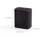 JJ-Kosz na pranie 90l bambus czarny Tota Twin Luxe - 19