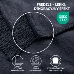 Koc T Bawełniany/BA900/150x200 antracyt - 9