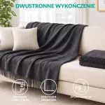 Koc T Bawełniany/BA900/150x200 antracyt - 11