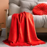 Koc B60/A40 150x200 0293/27 czerwony - 2