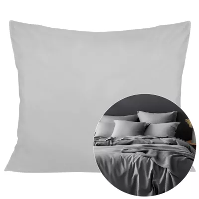 Poszewka satyna bawełna popiel 024/40x60.