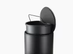 JJ-Kosz okrągły wolnostojący 10l. Carbon Black Arc - 7