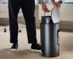 JJ-Kosz okrągły wolnostojący 10l. Carbon Black Arc - 14