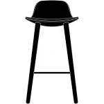 Eva Solo Abalone bar H75 Oak smoked, leather black - 6