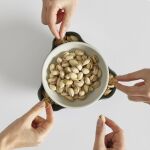 JJ-Podwójne naczynie do przekąsek Double-Dish szar - 5