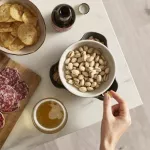 JJ-Podwójne naczynie do przekąsek Double-Dish szar - 8