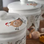 PK-Pojemnik na kawę, Country Hens - 4