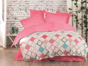 Pościel bawełniana SION FUCHSIA/160x200 COTTONLOVE EXCLUSIVE (promocja)