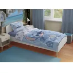 Pościel bawełna 100x135 + 40x60 Lilo i Stitch niebieski - 3
