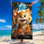 Ręcznik plażowy mikrofibra 100x180 H133 - 4