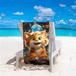 Ręcznik plażowy mikrofibra 100x180 H133 - 5