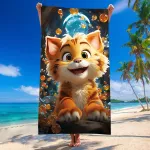 Ręcznik plażowy mikrofibra 100x180 H133 - 4