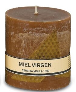 CM-Świeca Asturias 8cm.  Virgin honey